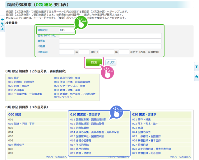 NDC（日本十進分類法）で探す２